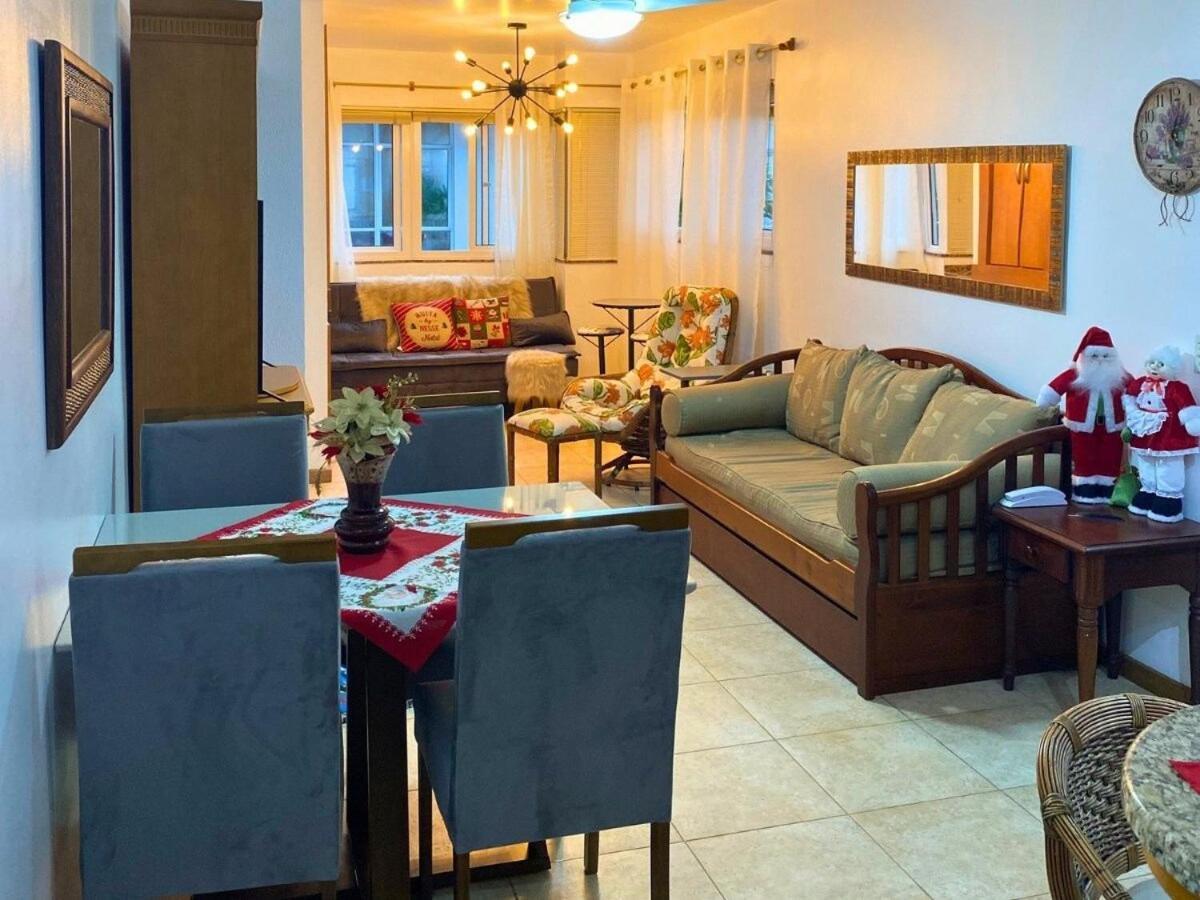 Apartamento No Residencial Village No Centro De Gramado, Com Piscina Aquecida E Hidromassagem Luaran gambar