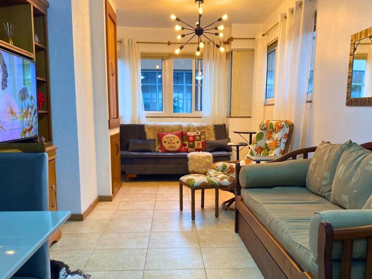 Apartamento No Residencial Village No Centro De Gramado, Com Piscina Aquecida E Hidromassagem Luaran gambar